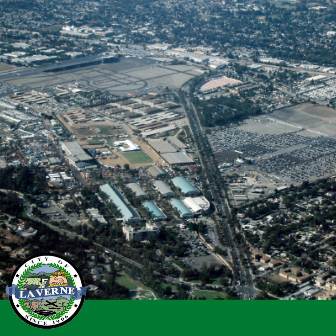 Overhead view of Fairplex