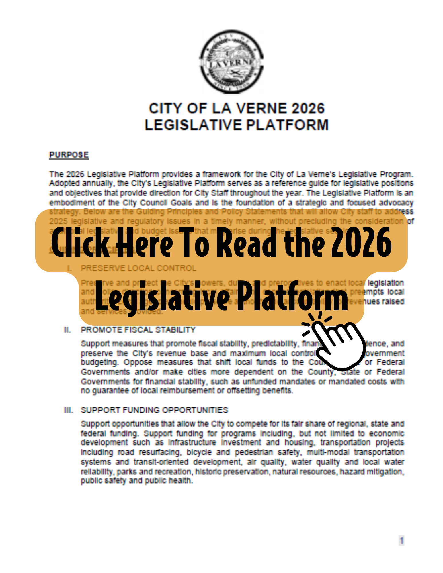 Click Here To Read the Draft Legislative Platform